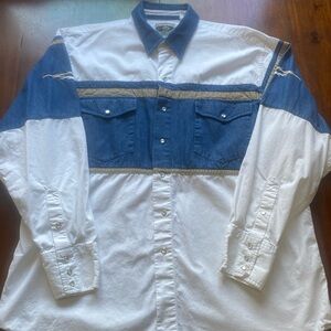 VTG Cumberland Outfitters western shirt size XL